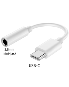 USB-C naar jack adapter
